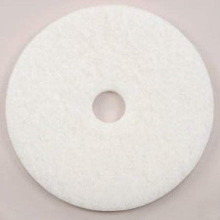 AMERICO Global Industrial„¢ 20" Polishing Pad, White, 5 Per Case 401220